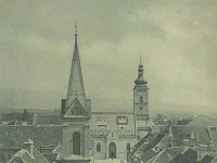 Gospodska ulica (današnja Ćirilometodska) 1907. godine  Razglednica prikazuje Gospodsku ulicu (današnju Ćirilometodsku) s tornjem grkokatoličke crkve s lijeve strane i pogledom na crkvu sv. Marka